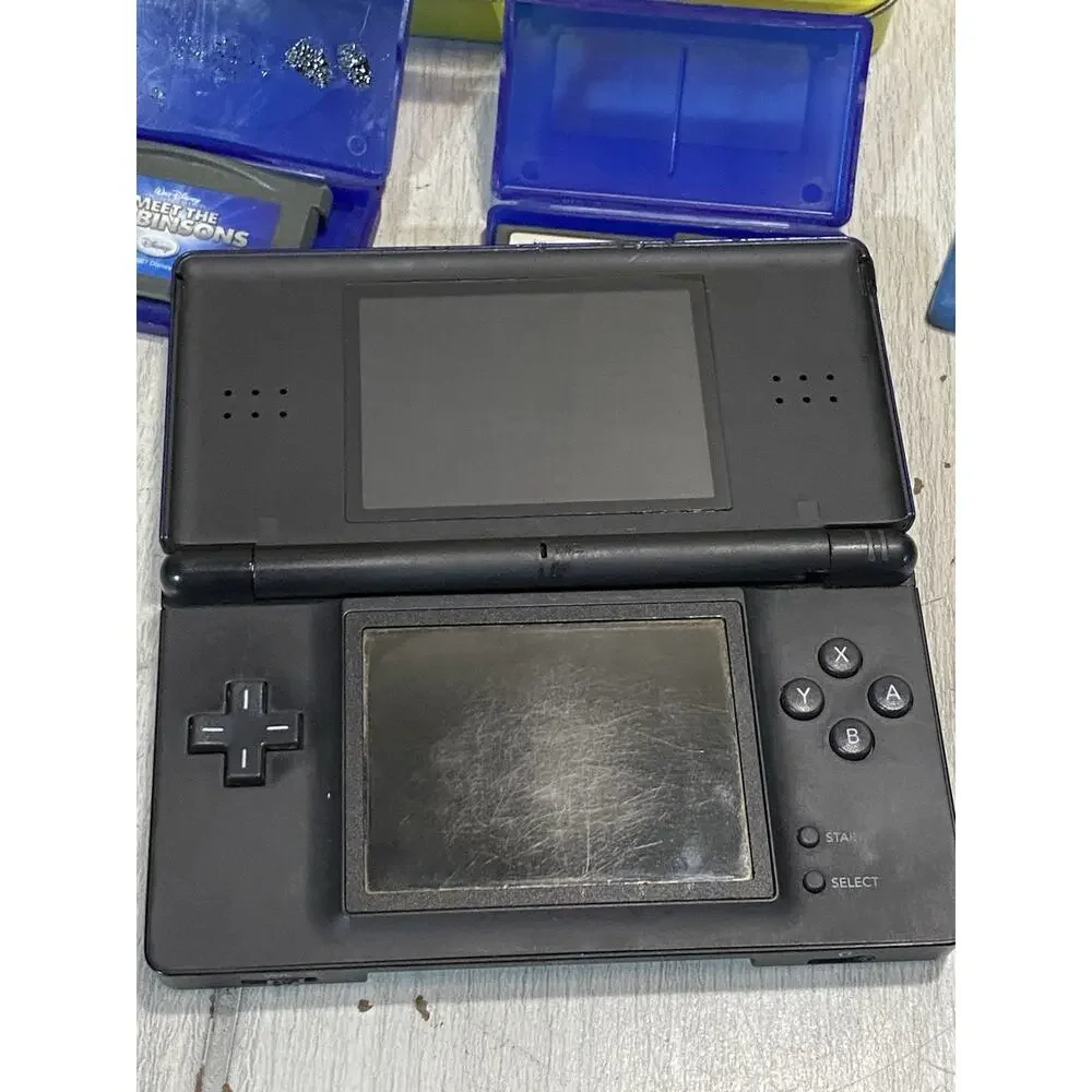 Nintendo DS Lite Handheld System - Cobalt/Blue - For Parts